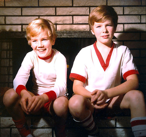 Don & Doug Soccer Pose