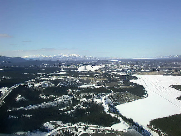 Whitehorse - On Approach To Runway 33