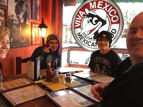Dinner at Viva Mexico with Maggie and Steve