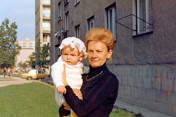 Anna Forgac Holding Boris Brendza August 1979