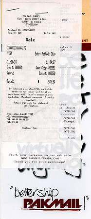 PakMail Receipt
