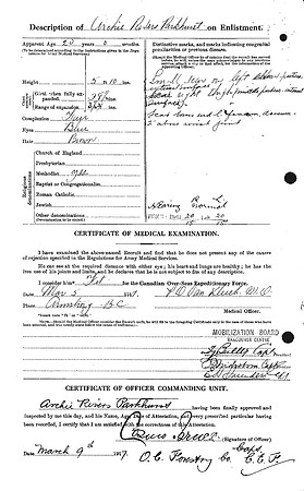 Archie Rivers Parkhurst - Back