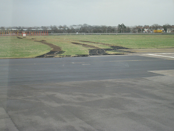 Trough From British Airways B777 After Landing Short Of 27L At Heathrow