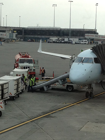 Accidental Slide Deployment On Embraer 190 In Vancouver