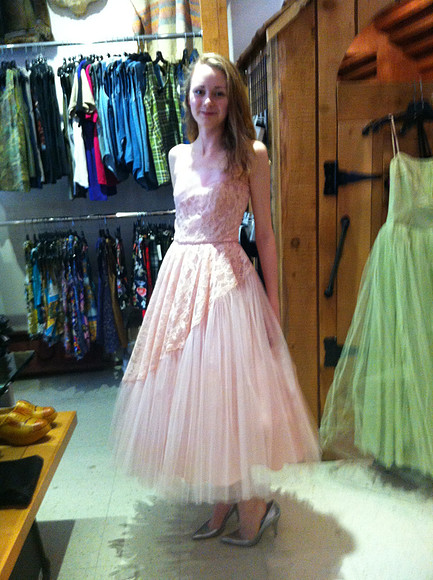 Amelia Trying On Her Grad Dress